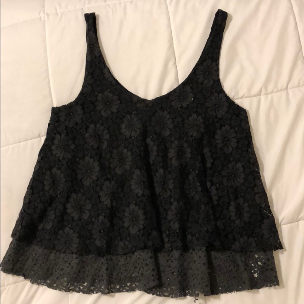 Black and white tank tops